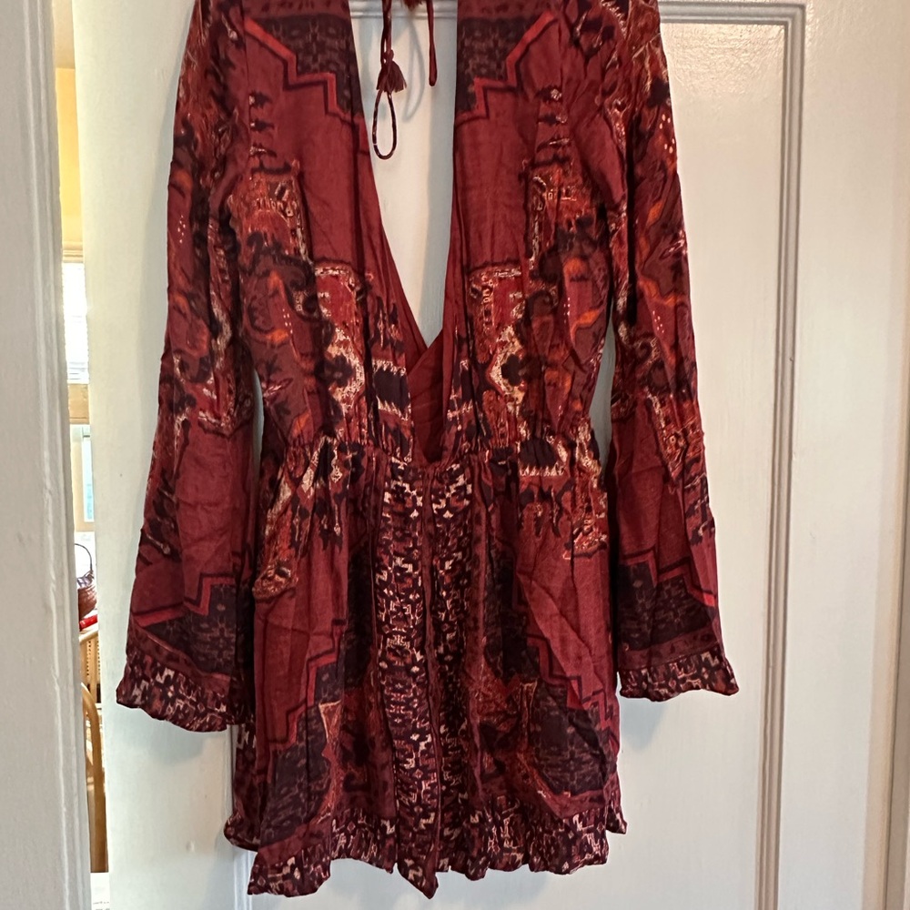 TJD Bohemian Bell Sleeve Dress